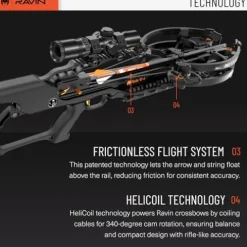Ravin Crossbows R10 Crossbow Package R014 with HeliCoil Technology Black