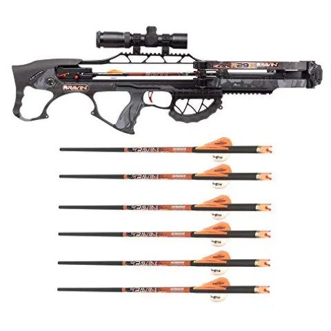 RAVIN R29X 450 FPS Predator Crossbow Package with Hard Case Bundle Black