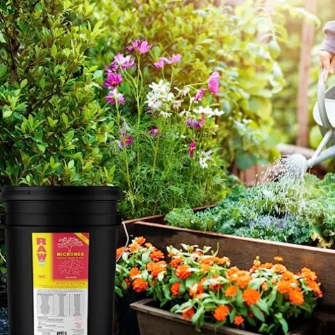 RAW Microbes Bloom 25lb – Beneficial Microbial Inoculant for Flowering Plants