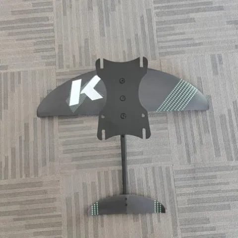 Rayleap Hydrofoil Surfing Portable Aluminum Carbon Hydrofoil Black