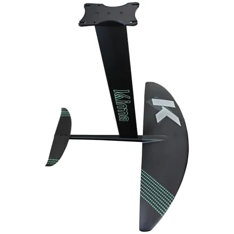 Rayleap Surfing Hydrofoil Portable Aluminum Carbon Hydrofoil Jet Runway Flight Black