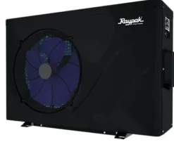 Raypak Crosswind Model 40i Heat/Cool Electric Pool Heat Pump 33K BTU 208/230V Inverter Technology Black