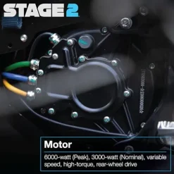 Razor Stage2 M1 Electric Dirt Bike E Moto Black