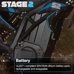 Razor Stage2 M1 Electric Dirt Bike E Moto Black