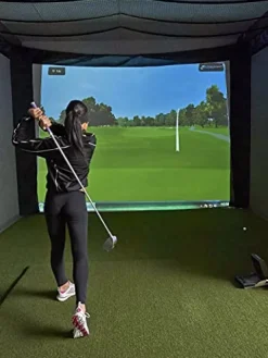 Real Feel Golf Mats Country Club Elite 4’X6′ Golf Hitting Mat | Heavy Duty Commercial Practice Mat | Indoor/Outdoor