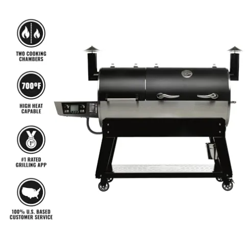 recteq DualFire 1200 Wood Pellet Smoker Grill Wi-Fi Electric