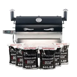 recteq RT-2500 BFG Wood Pellet Smoker Grill Stainless Steel