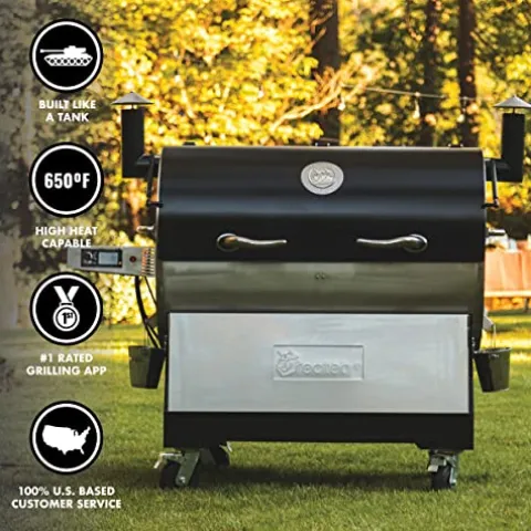 recteq RT-2500 BFG Wood Pellet Smoker Grill Stainless Steel