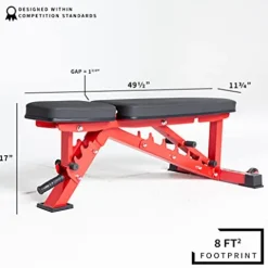 REP Adjustable Bench AB-3100 V3 Red
