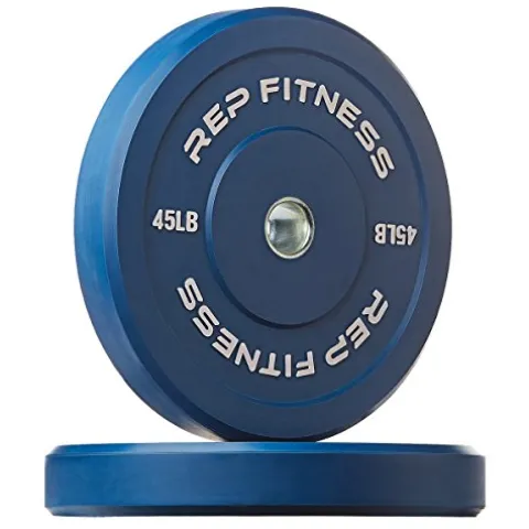 REP Color Bumper Plates for Strength and Conditioning Workouts and Weightlifting, 230 lb Set – I. 230lb Color Set
