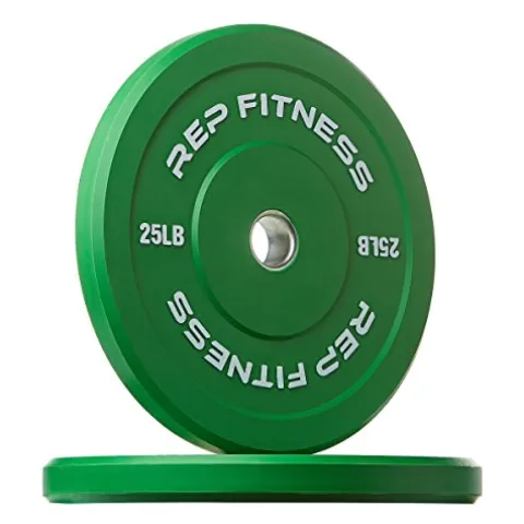 REP Color Bumper Plates for Strength and Conditioning Workouts and Weightlifting, 230 lb Set – I. 230lb Color Set