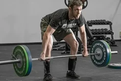 REP Competition Bumper Plates for Olympic Weightlifting 110kg Set Green Blue Red