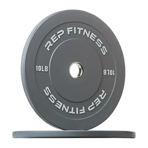 Rep Fitness Bumper Plates 370 lb Color Set