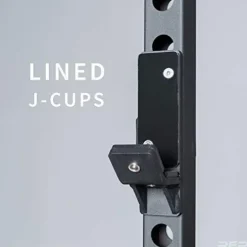 REP Fitness Short Power Rack PR-1050 with Dip Attachment – Power Rack w/Dip Attach