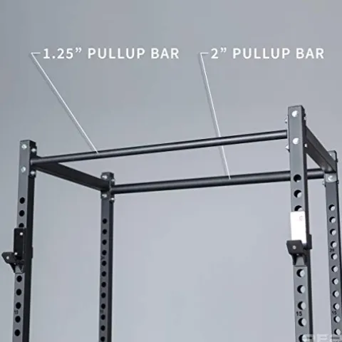 REP Fitness Short Power Rack PR-1050 with Dip Attachment – Power Rack w/Dip Attach