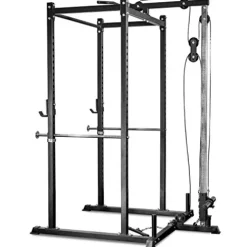 REP Power Rack PR-1000 with LAT Pull-Down Attachment Black