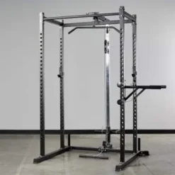 REP Power Rack PR-1000 with LAT Pull-Down and Dip Black