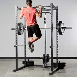 REP Power Rack PR-1000 with LAT Pull-Down and Dip Black