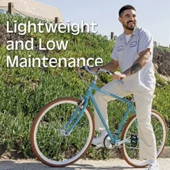 Retrospec Kinney 7-Speed City Bike High-Tensile Steel Commuter Bicycle – Tungsten