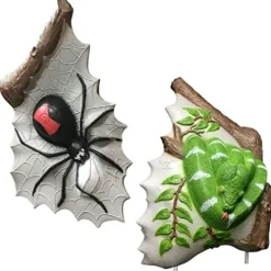 Rinehart Targets Exotic 3D Black Widow/Tree Boa Archery Target Multicolor