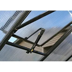 Riverstone Industries Monticello (8×4) Black Premium Greenhouse Clear