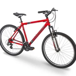 ROYCE UNION RMA 27.5″ Mens 21-Speed All-Terrain Mountain Bike, 20″ Aluminum Frame, Trigger Shift Red – Men’s Bike