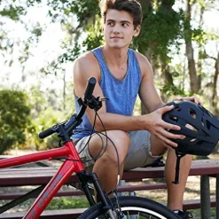 ROYCE UNION RMA 27.5″ Mens 21-Speed All-Terrain Mountain Bike, 20″ Aluminum Frame, Trigger Shift Red – Men’s Bike