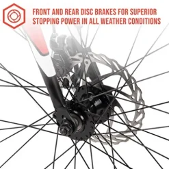 ROYCE UNION RMG 27.5″ Gravel Bike 19″ Frame Aluminum Shimano 16 Speed Disc Brakes Sport Black