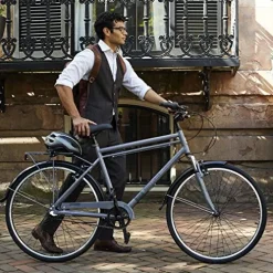 ROYCE UNION RMX 700c Mens 3-Speed Commuter Bike Gray