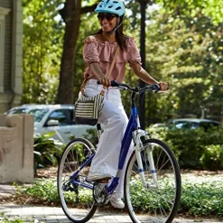 ROYCE UNION RMY 700c Womens 21-Speed Hybrid Comfort Bike 17″ Aluminum Frame Pearl Blue