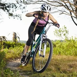 ROYCE UNION Women’s Mountain Bike 27.5″ 21-Speed Aluminum Frame Metallic Teal