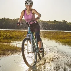 ROYCE UNION Women’s Mountain Bike 27.5″ 21-Speed Aluminum Frame Metallic Teal