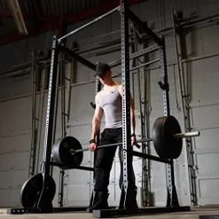 Rugged Strength & Fitness Power Cage for Strength Training Home & Commercial Gym