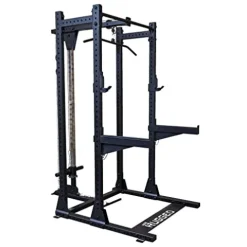 Rugged Strength & Fitness Half Rack with Extended Package Black
