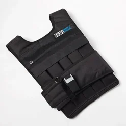 RUNmax Adjustable Weighted Vest Black