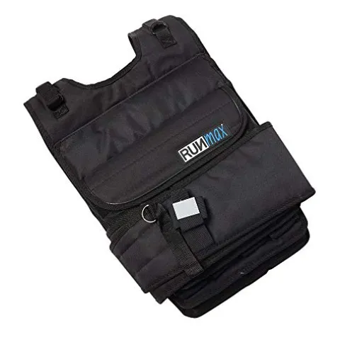 RUNmax RUNFast Weighted Vest With Shoulder Pads Black