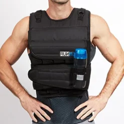 RUNmax RUNFast Weighted Vest With Shoulder Pads Black