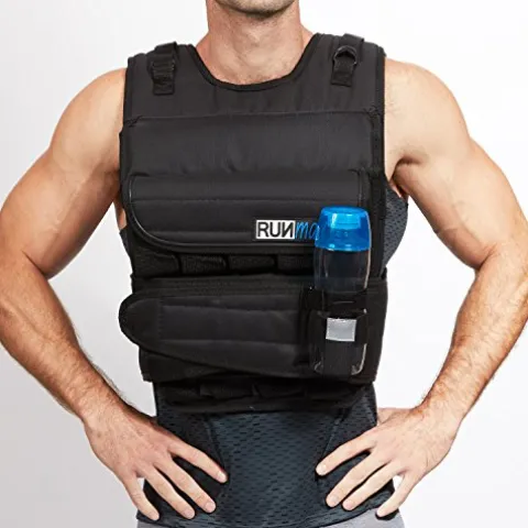 RUNmax RUNFast Weighted Vest With Shoulder Pads Black