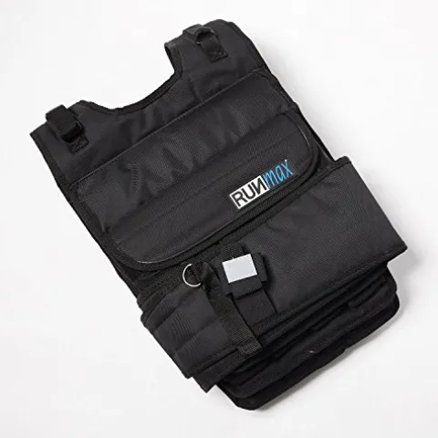 RUNmax RUNFast Weighted Vest With Shoulder Pads Black