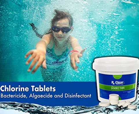 Rx Clear 3″ Inch Stabilized Chlorine Tablets 1200 Lbs White