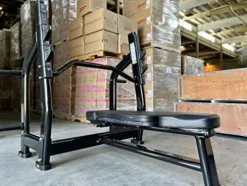Ryan Sherwood Olympic Bench Chest Press with 4 Long External Storage Weight Horns Black