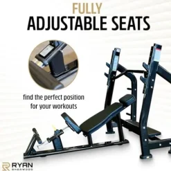 RYAN SHERWOOD Olympic INCLINE BENCH PRESS Black