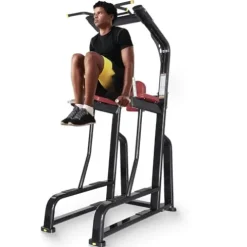 RYAN SHERWOOD Power Tower – Commercial Chin Dip Station with Vertical Knee Raise, 275 lb Capacity