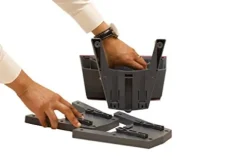 SalatBuddy Prayer Stool Gift Set Gray and Red