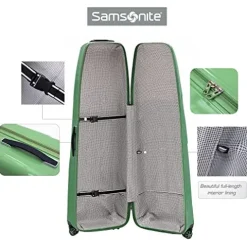 Samsonite Primo Deluxe Hard Sided Golf Travel Cover Alpine Green