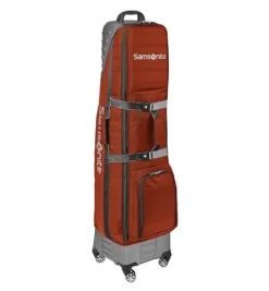 Samsonite Protector Golf Travel Cover with Shark Wheels Red/TerraCotta