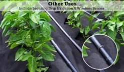 Sandbaggy 9 Inch Extra Long Landscape Staples – Heavy Duty Fabric Pins for Garden & Lawn (5,000 Staples)