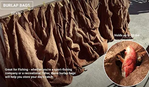 Sandbaggy Burlap Bags 22″ x 36″ Food Grade Pack of 500 Brown