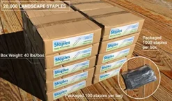 Sandbaggy 20,000-Count Rust-Free 6-Inch Galvanized Landscape Staples