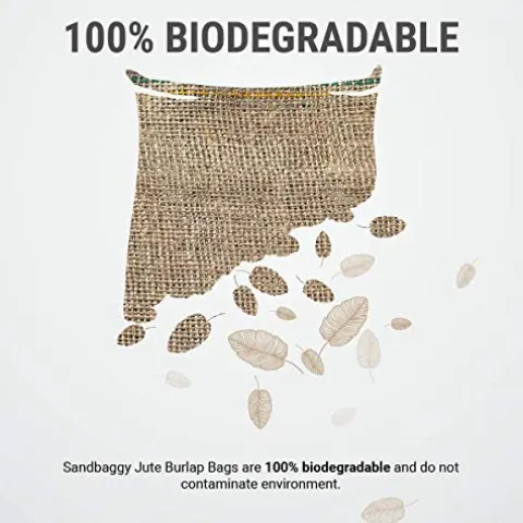 Sandbaggy Large Burlap Bags 18″ x 30″ for Planting/Gardening (Pack of 500)